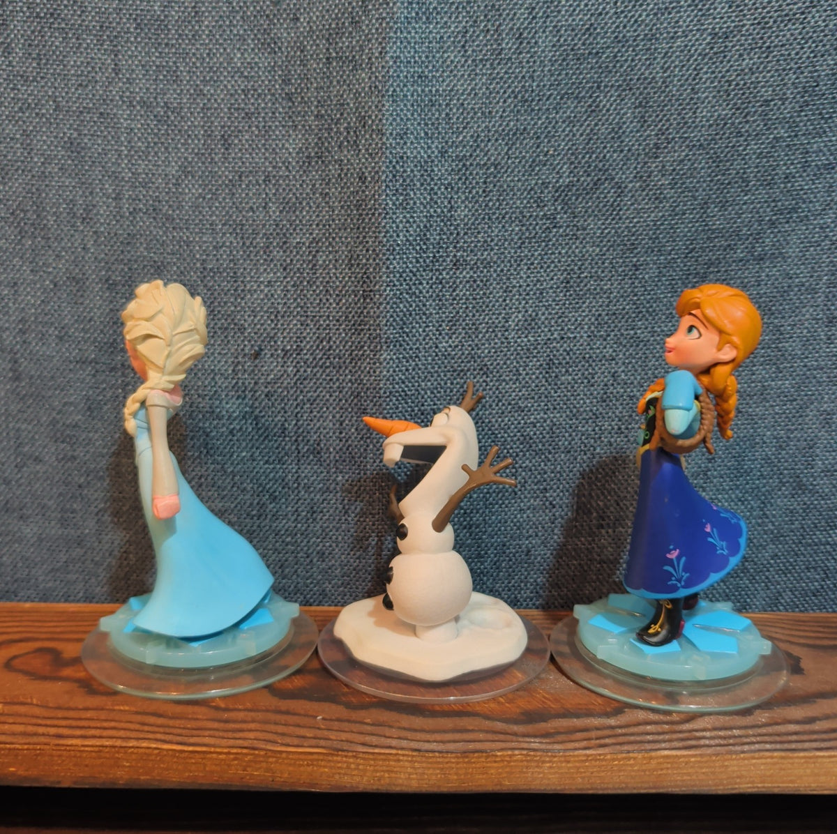 Disney Infinity Frozen 3 Figure Lot Elsa Anna Olaf PVC Loose