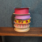 Offray Ribbon Lot 5 Ladybug Cherry Solid Spring Craft Destash