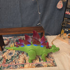 Zuri Inc Stegosaurus Walking Dinosaur Light Up Spikes 12.5