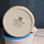 Mary Square Hope Mug Floral Ceramic Cup