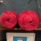 Herrschners Afghan Yarn Lot 2 Skeins 2 Ply  Grapefruit Acrylic 220 Yards Each