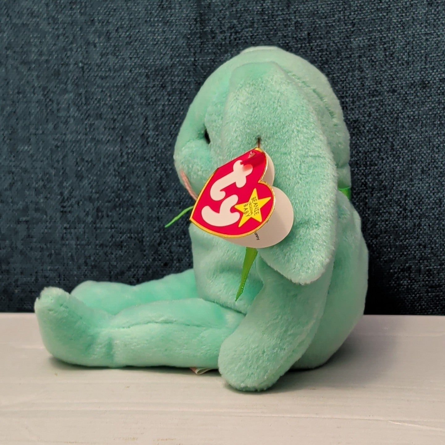 Ty Beanie Baby HIPPITY the Bunny | Retired 1997/1998 | 5th Gen Tag Mint Green