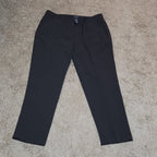 Zac & Rachel Black Dress Pants 14 Pleated Pocket Stretch Career NWOT