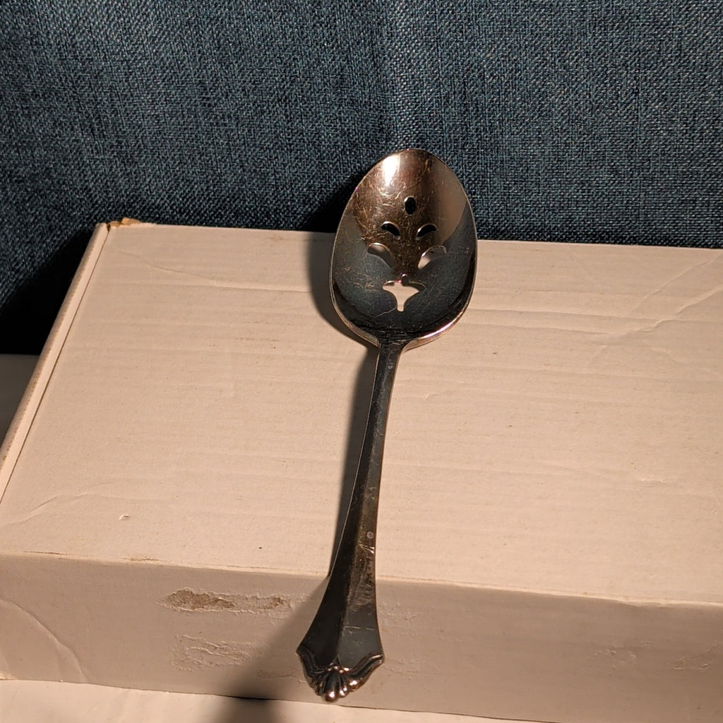 4 Pc ONEIDA Community ROYAL FLUTE Serving Set | Kenwood Meat Fork Spoons MCM