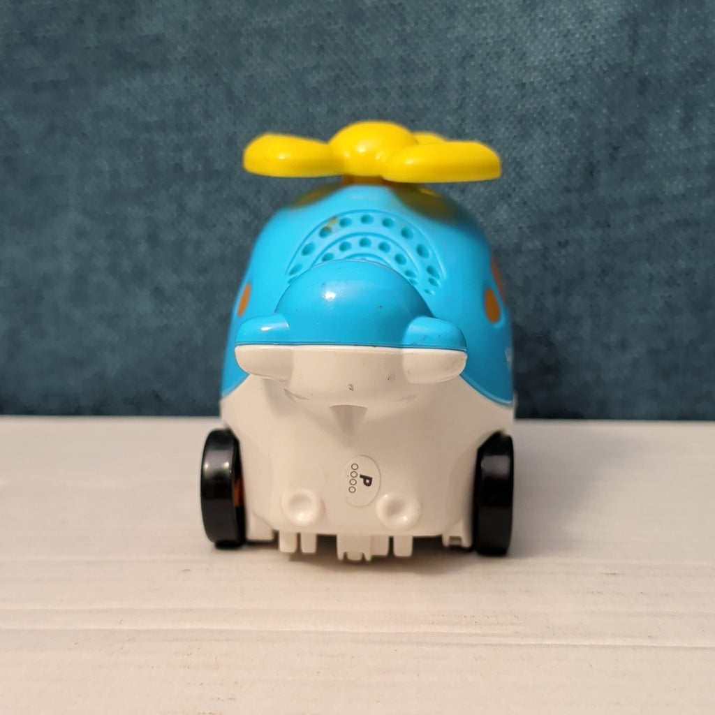 VTech Go! Go! Smart Wheels HELICOPTER | Light Blue & Yellow | Tested Works!