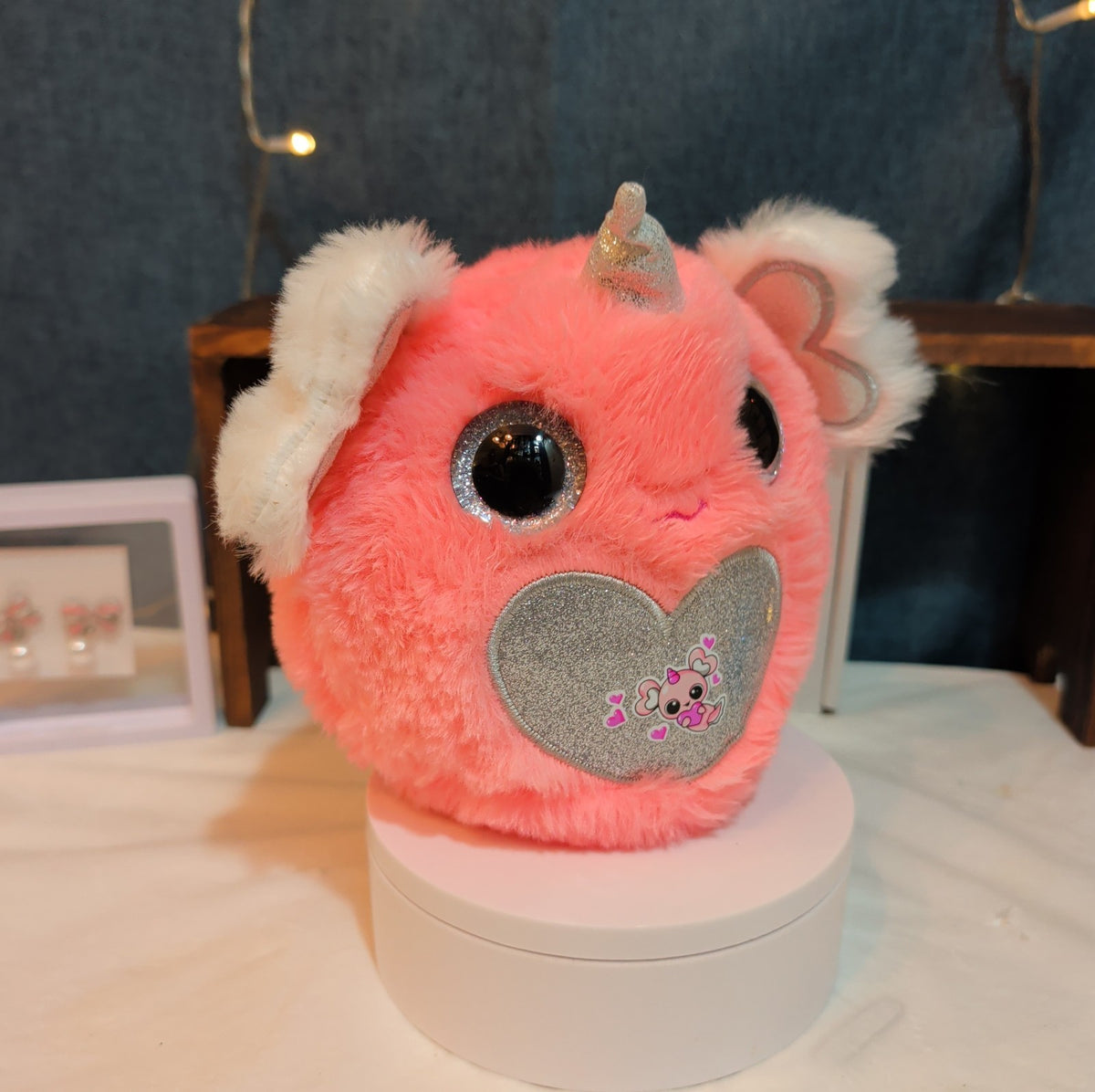 Zuru Rainbocorns Kittycorn 4" Pink Plush Sparkle Wings Y2K
