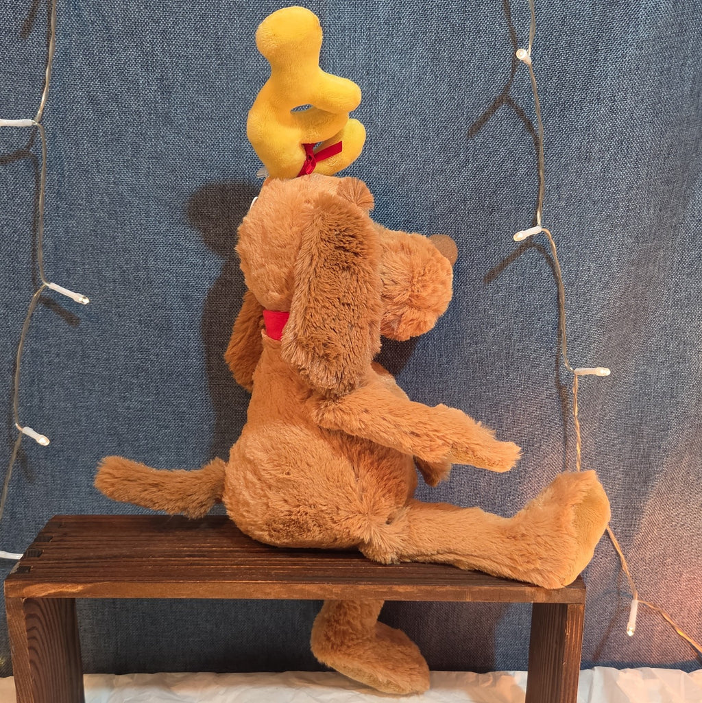 Aurora Dr Seuss Max Dog Grinch Antler Plush