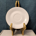 Set of 4 Sea Gull Fine China Saucers 6" | Jian Shang Gold Trim | Replacement