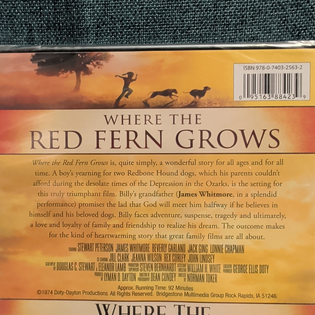 Where the Red Fern Grows 1 & 2 DVD Double Feature NEW SEALED