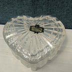 Forever Crystal 3pc Vanity Set | 24% Lead Crystal Zajecar Yugoslavia NEW IN BOX