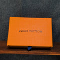 Authentic Louis Vuitton Empty Yellow Drawer Gift Box 5.5x4" Wallet Case