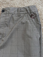 O'Neill Hybrid Boardshorts Men's Size 34 Gray Plaid Swim Trunks Walker Shorts