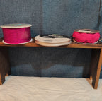 Gift Wrap Co Sullivans Ribbon Trim Lot 3 Fuchsia White Destash