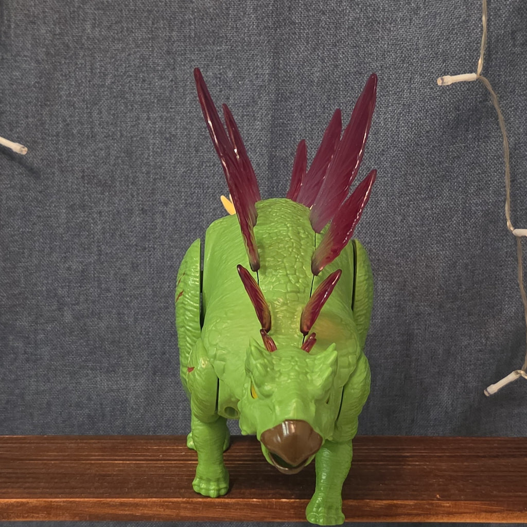 Zuri Inc Stegosaurus Walking Dinosaur Light Up Spikes 12.5