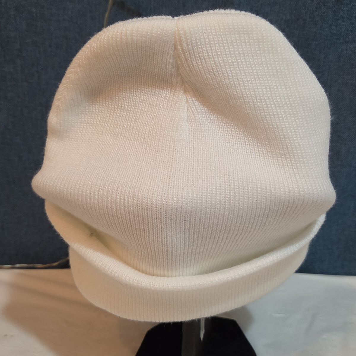 Custom Grinch Throat Punch White Knit Beanie Funny Holiday Hat Brand