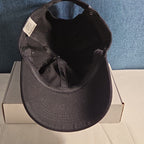 Black Rhinestone Trim Baseball Cap Peng Yuan