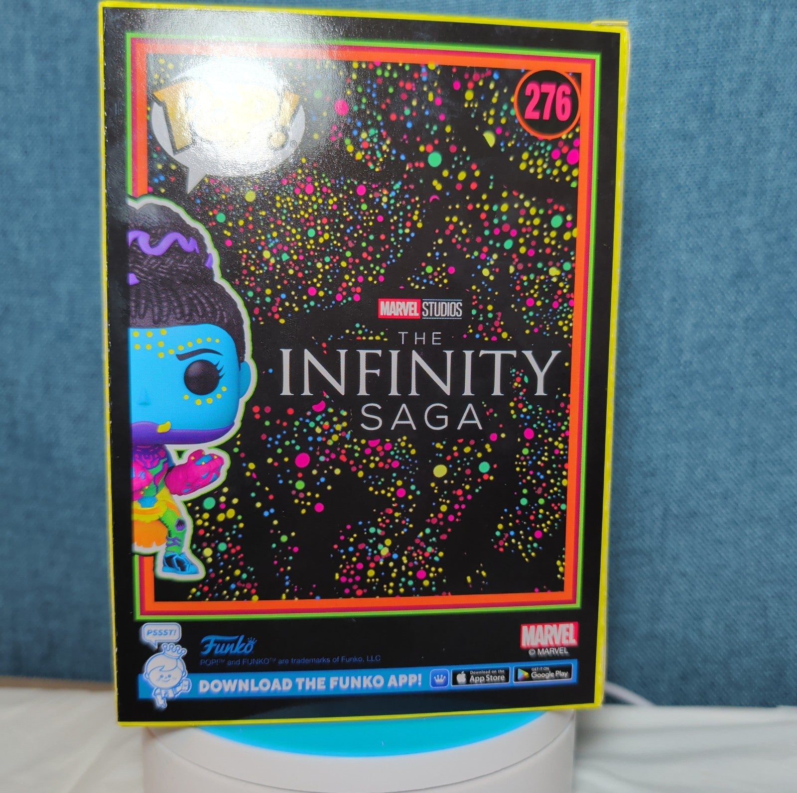 Funko Pop Marvel Shuri Blacklight Target Exclusive #276 in Box with Protector