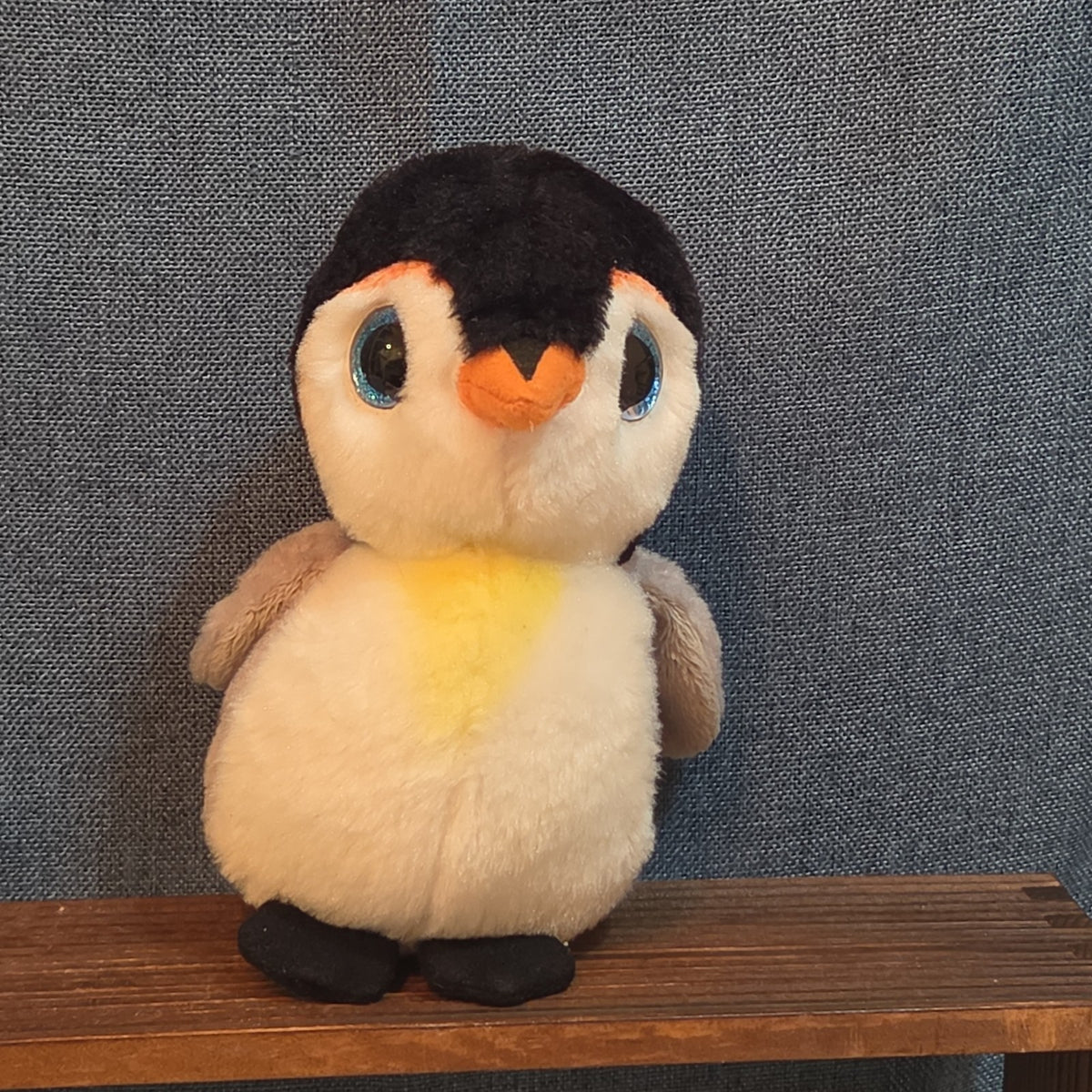 Ty Pongo Penguin Plush Beanie 6" Big Blue Eyes Y2K