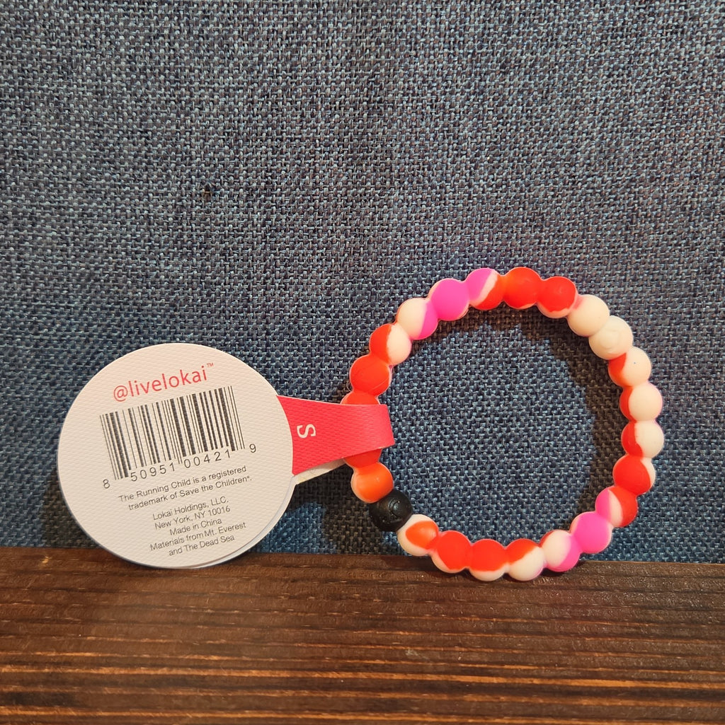 Lokai Breast Cancer Awareness Pink Silicone Bracelet Size S