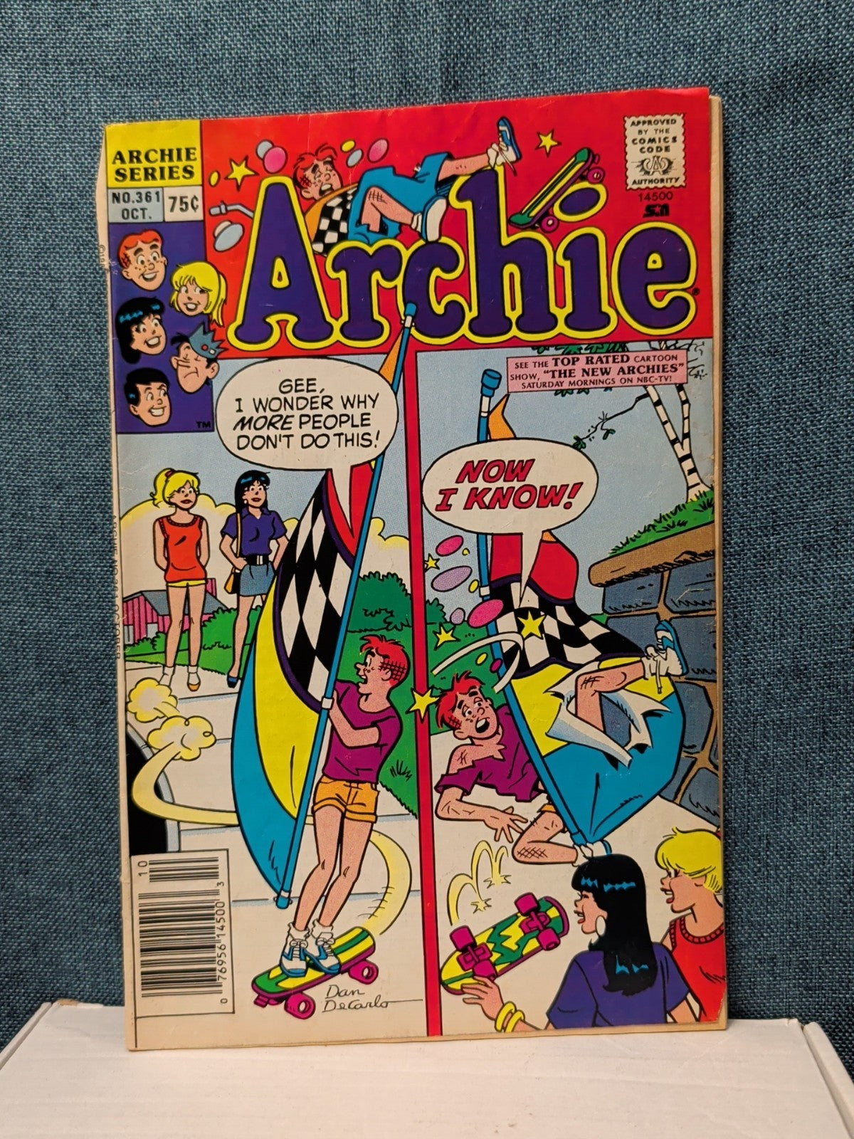 Archie #361 Oct 1988 Newsstand :Dan DeCarlo Art The New Archies Promo