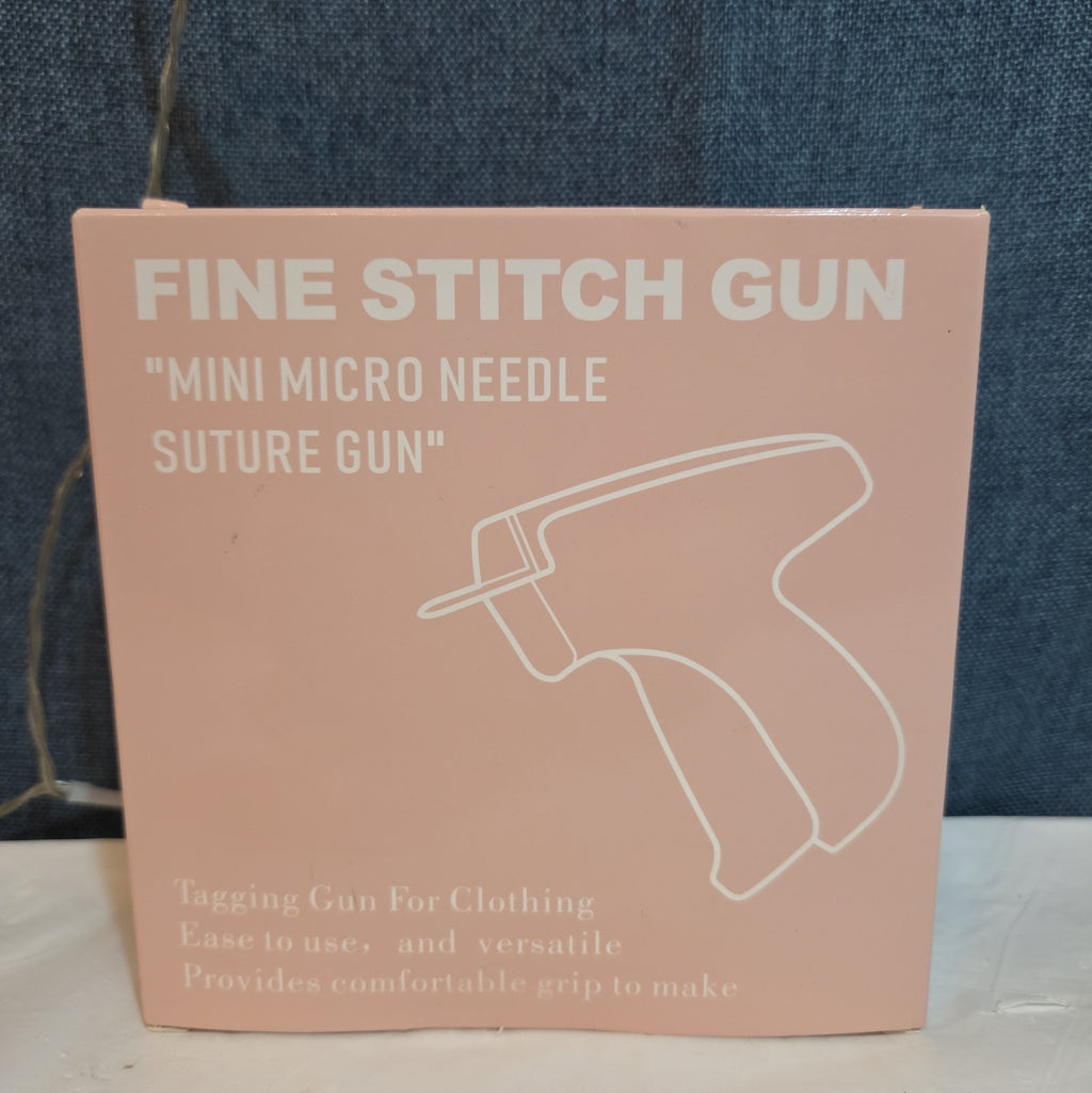 Fine Stitch Tagging Gun Micro Needle Fastener Clothing Tool Blue New OB
