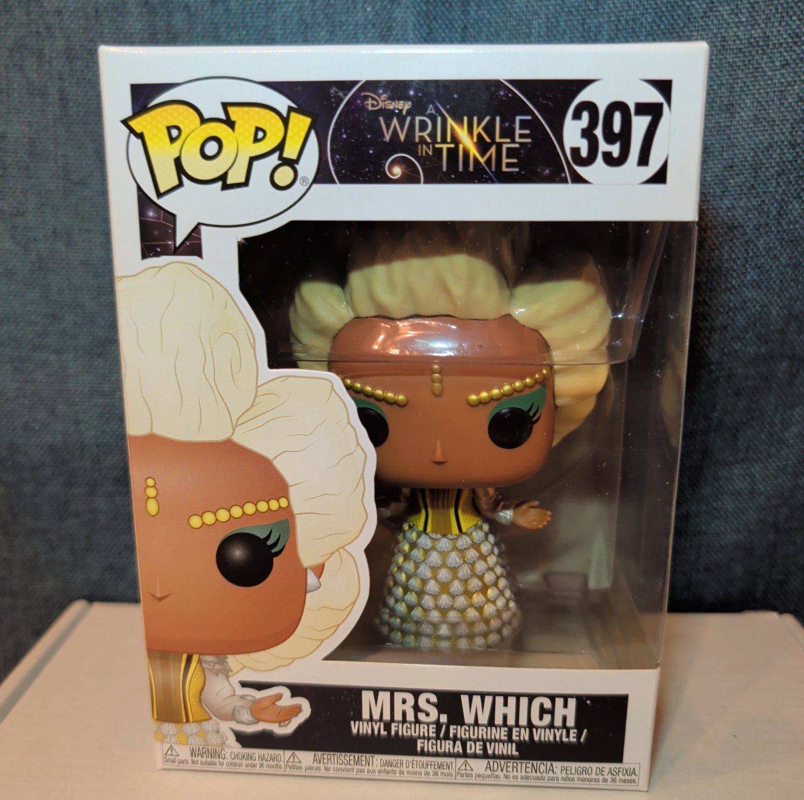 Funko Pop Disney A Wrinkle in Time Mrs. Which 397 Vaulted Vinyl Figure in Box