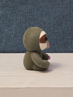 TY Mini Boos Series 4 Dangler The Sloth Figure | 2" Flocked Collectible | Glitte