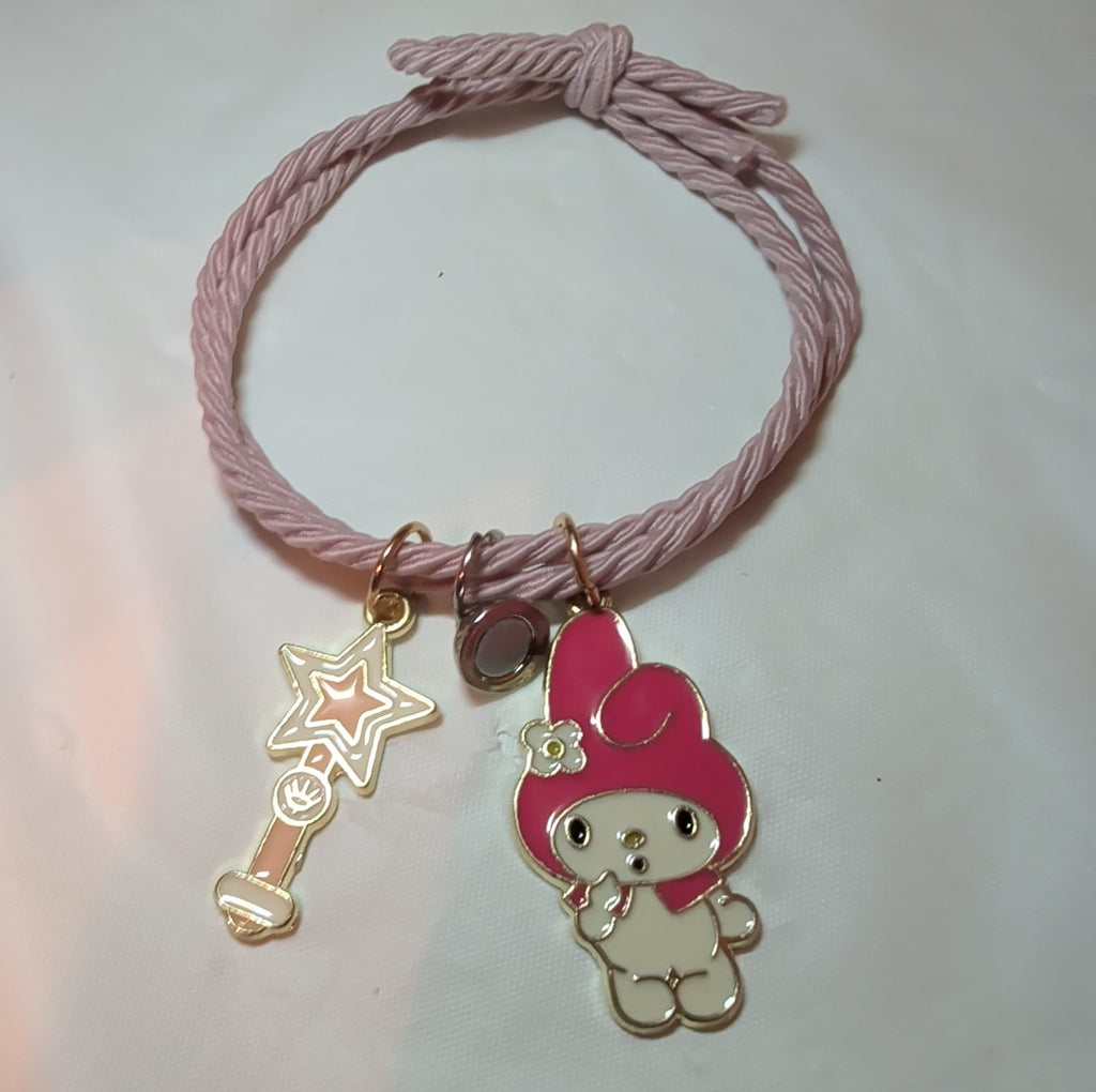 Kuromi My Melody Magnetic Friendship Bracelet Set Enamel Kawaii Y2K  OS