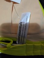 Amazon Essentials Bikini Top M Lime Green UPF 50+ Bralette Swimwear NWT Summer