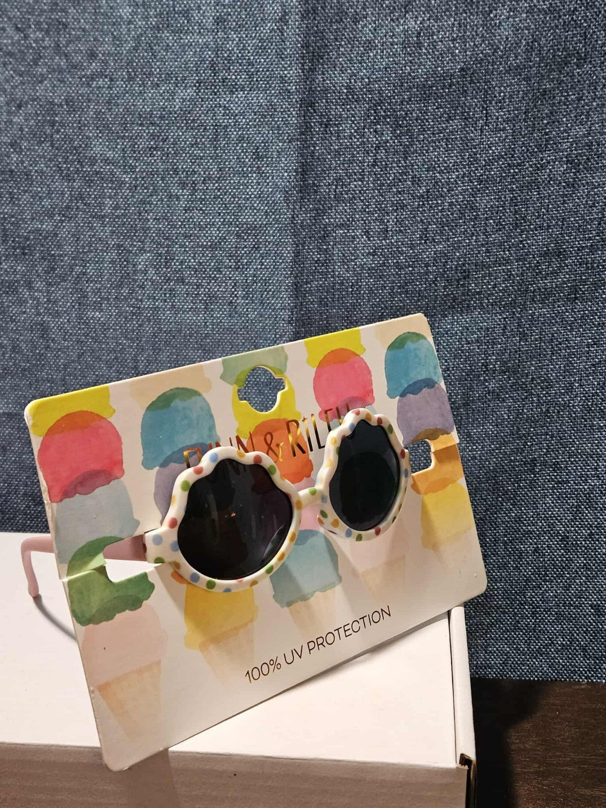 Fynn & Riley Toddler Girls Sunglasses Flower Polka Dot 100% UV Protection NEW