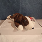 Ty Beanie Baby Bruno Dog Plush Vintage 1997 Bull Terrier Tags Protected