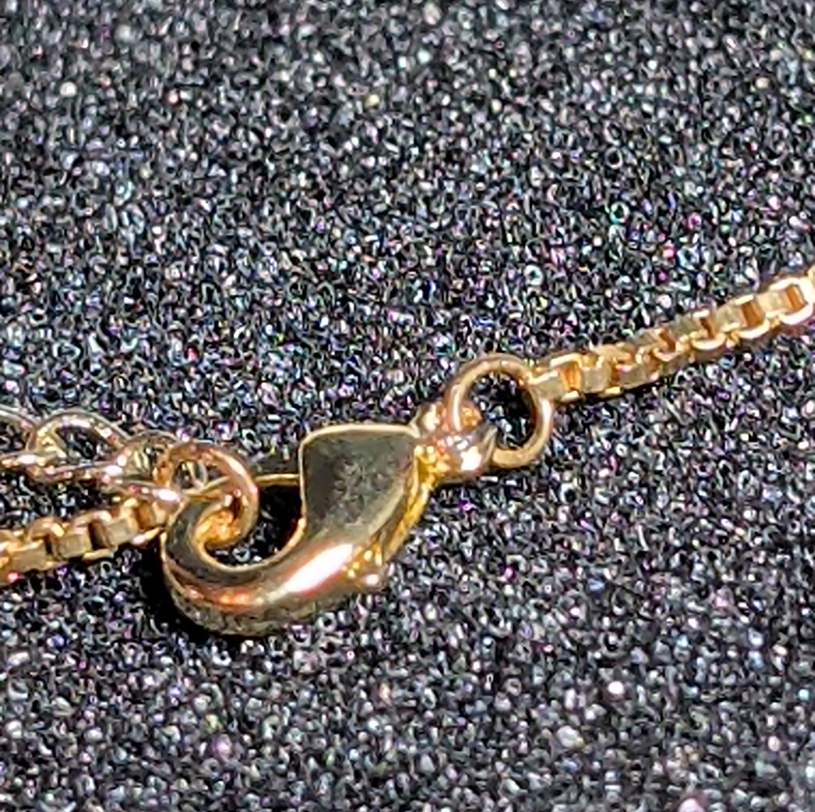 Bubble Letter E Necklace Rhinestone Gold Tone Y2K Vibe