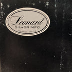 Leonard Silverplate 3 Tier Relish Tray Glass Insert Vintage New Open Box