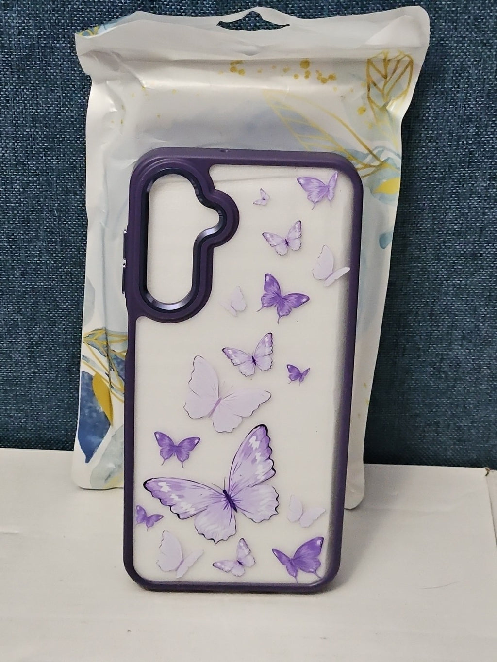 NEW DagoRoo for Samsung Galaxy S25 5G Case | Purple Butterfly Kit