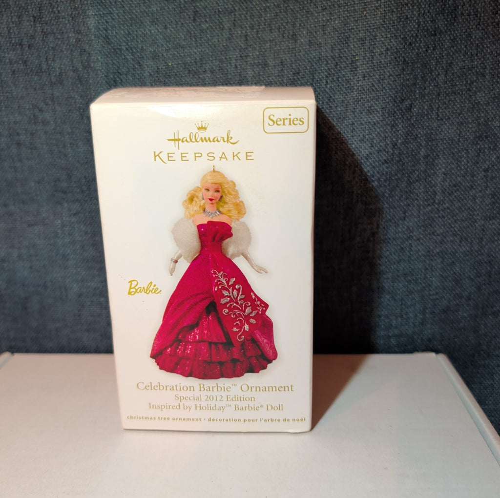 2012 Hallmark Keepsake Celebration Holiday Barbie Ornament Boxed 13th Final