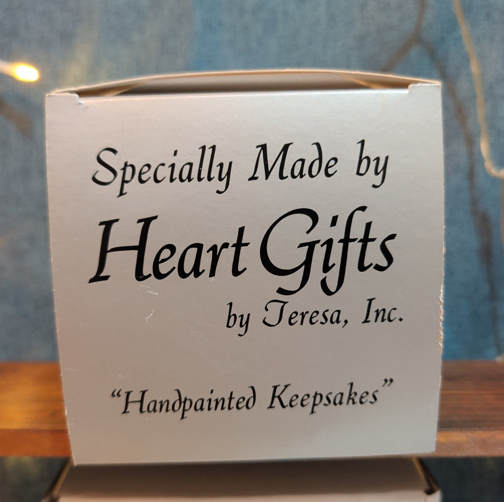Heart Gifts By Teresa Babys First Christmas Glass Ornament Pink Swarovski