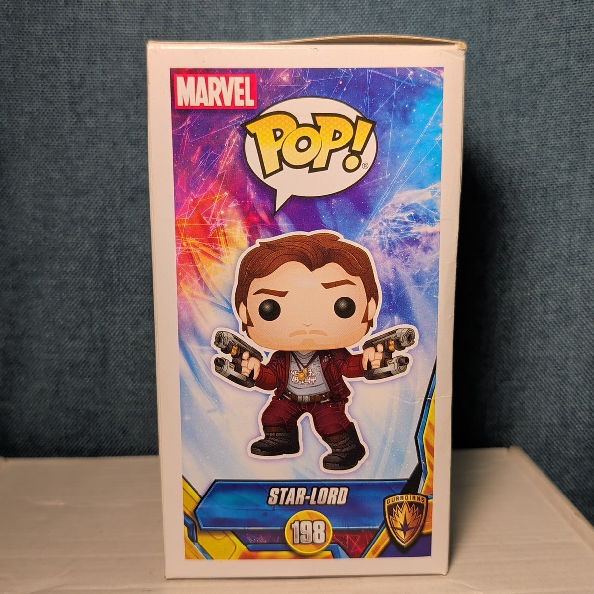 Funko Pop Star-Lord 198 Guardians of the Galaxy Vol2 Viny in Box with Protector 
