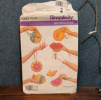 Simplicity 4989 Donna Lang Novelty Wristlet Bag Pattern Y2K