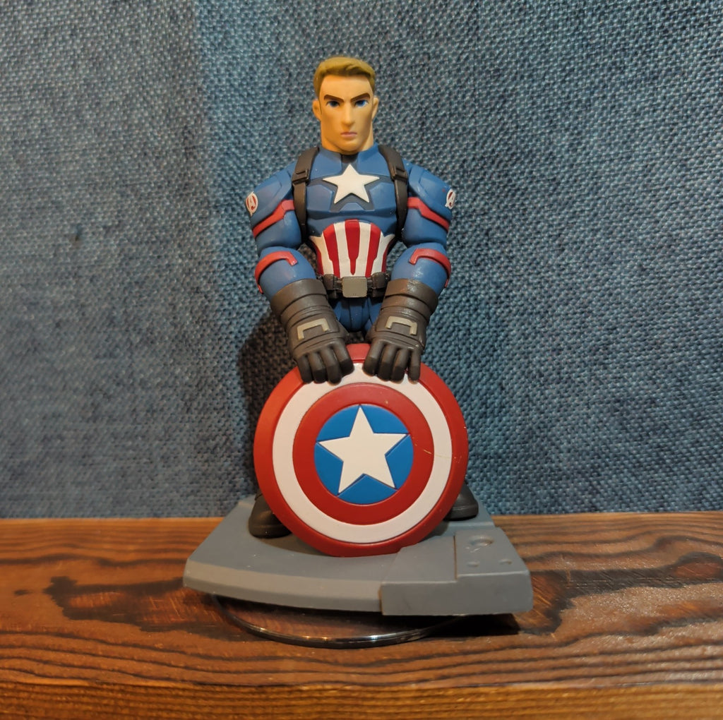 Disney Infinity 3.0 Captain America Unmasked PVC Figure Loose INF-1000229
