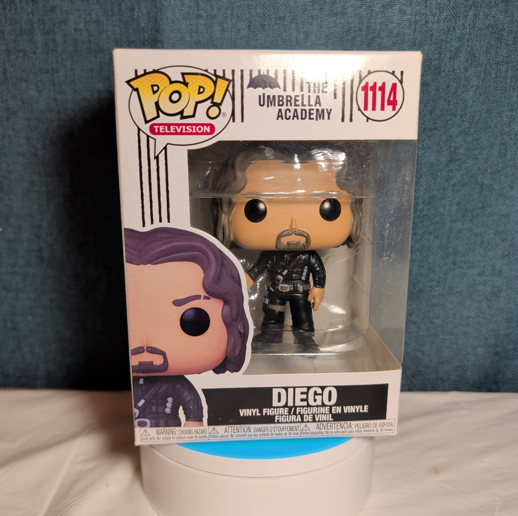 Funko Pop Television Umbrella Academy Diego 1114 Vinyl Figure in Box w Protector