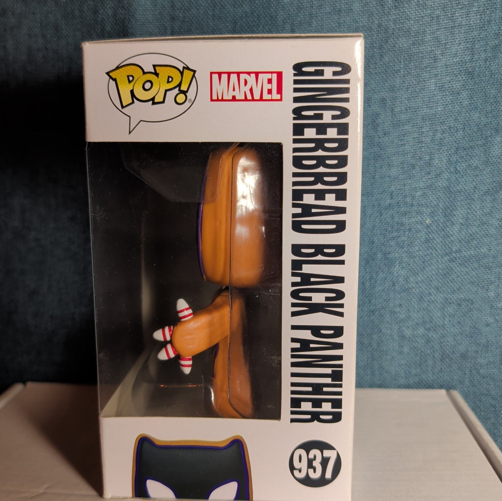 Funko Pop! Vinyl: Marvel - Gingerbread Black Panther #937 NIB with Protector