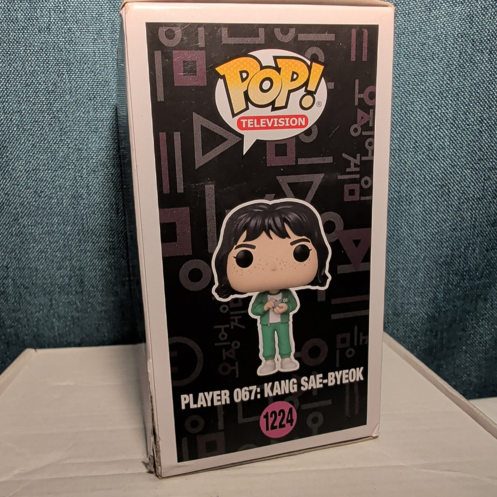 Funko Pop Squid Game Player 067 Kang Sae-Byeok 1224 Figure in Box with Protector