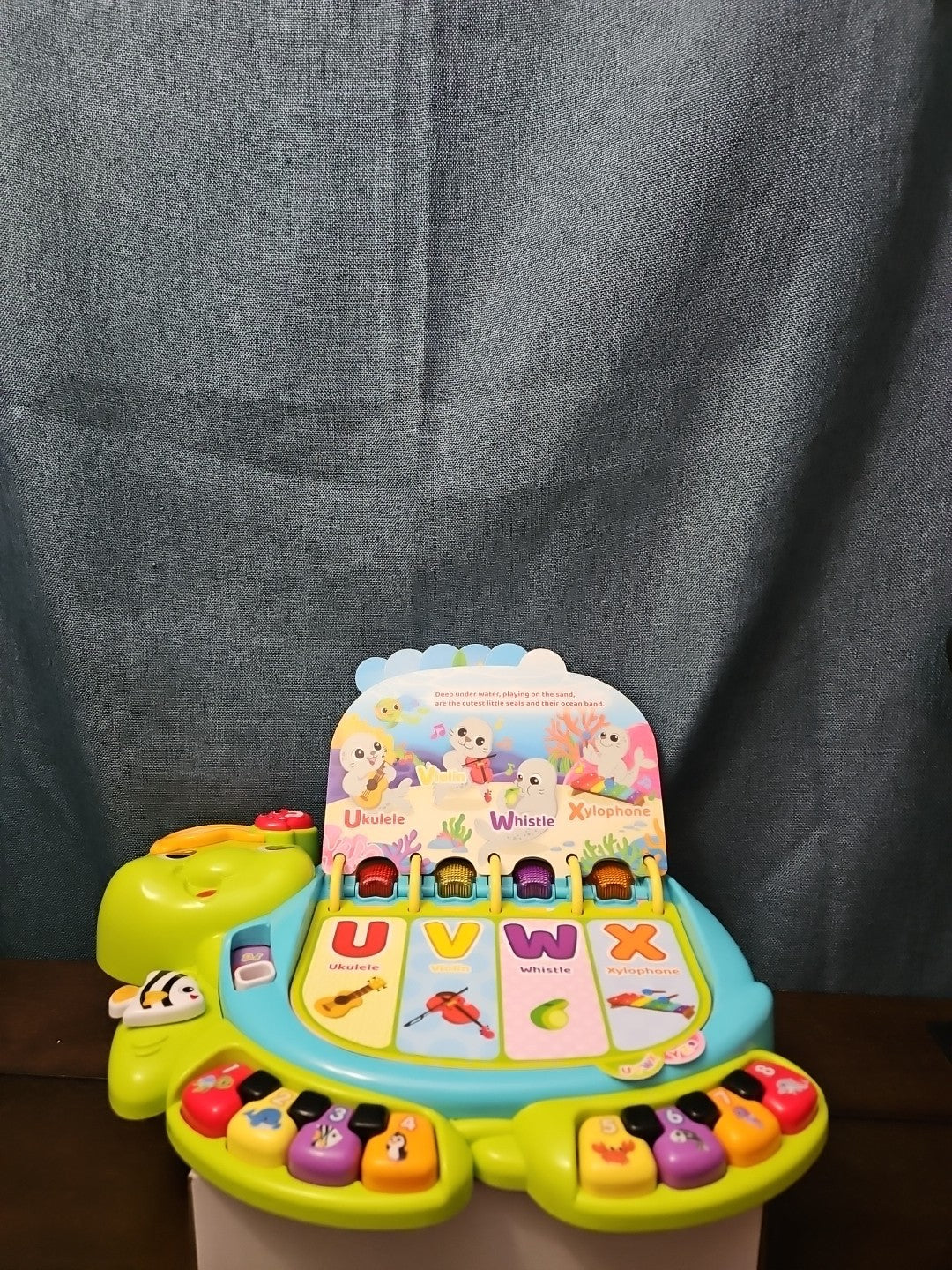 VTech Touch & Teach Sea Turtle | Interactive Learning Book Toy | Phonics & Music