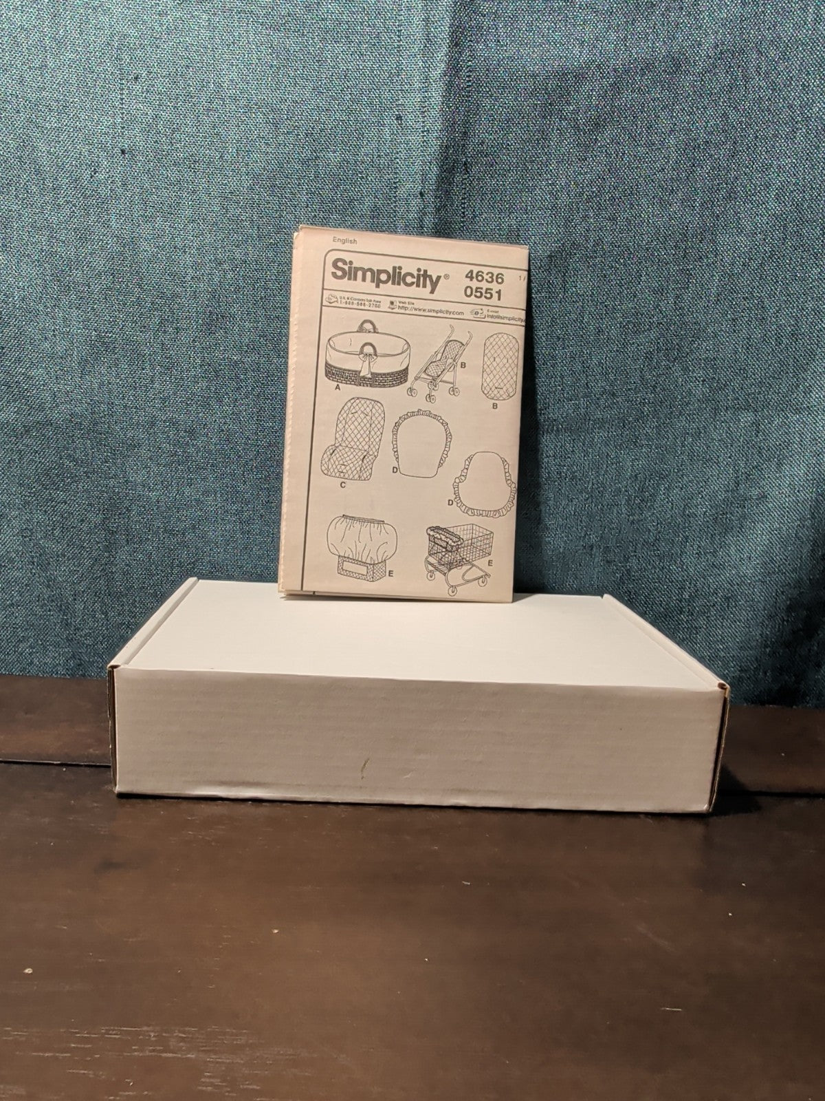 Simplicity 4636 Baby Accessory Pattern 2005 Car Seat Stroller Glider Cover UNCUT