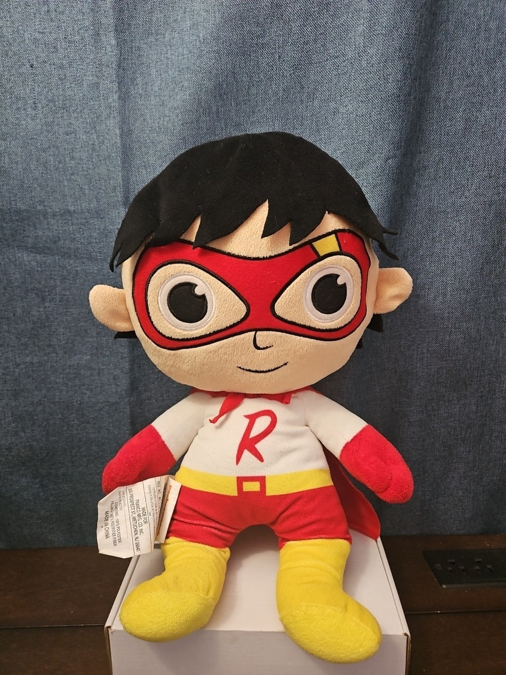 Ryan's World Red Titan 18 Inch Plush Doll | Super Hero Ryan Pillow Buddy | Soft