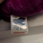 Ty Beanie Baby Millennium Bear MWMT Retired Holographic Tag Purple 2000 Y2K Toy