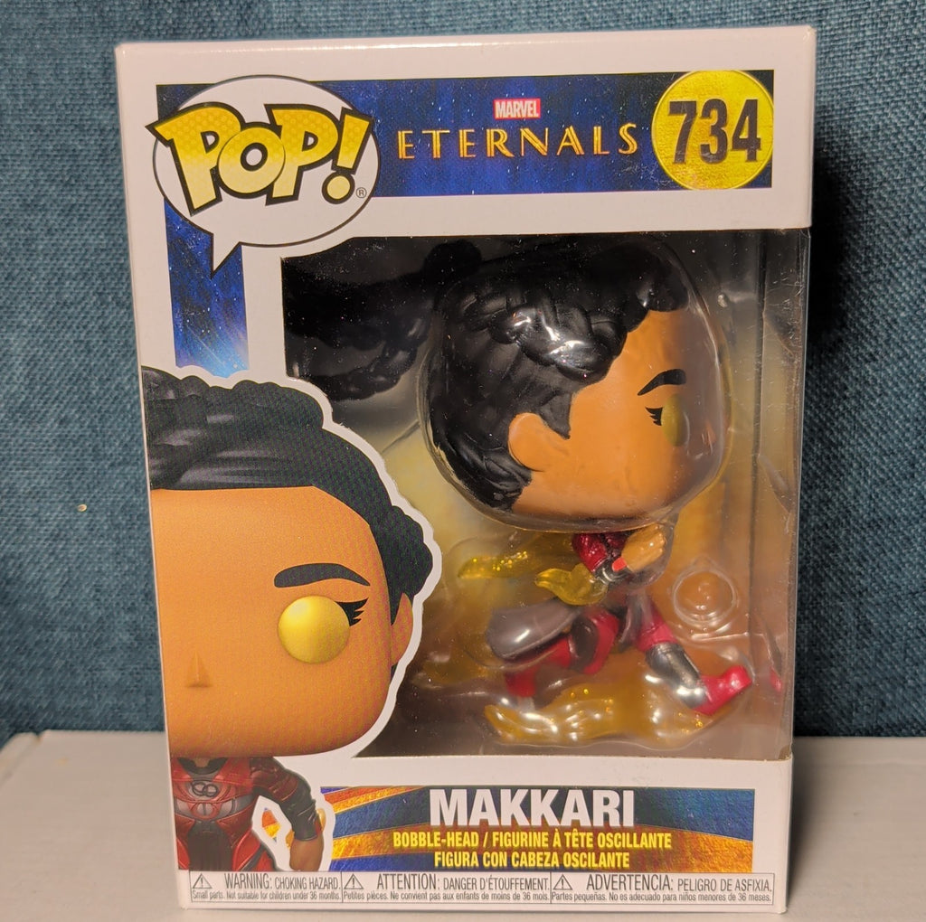Funko Pop Makkari 734 Marvel Eternals Bobble-Head Figure NIB with Protector
