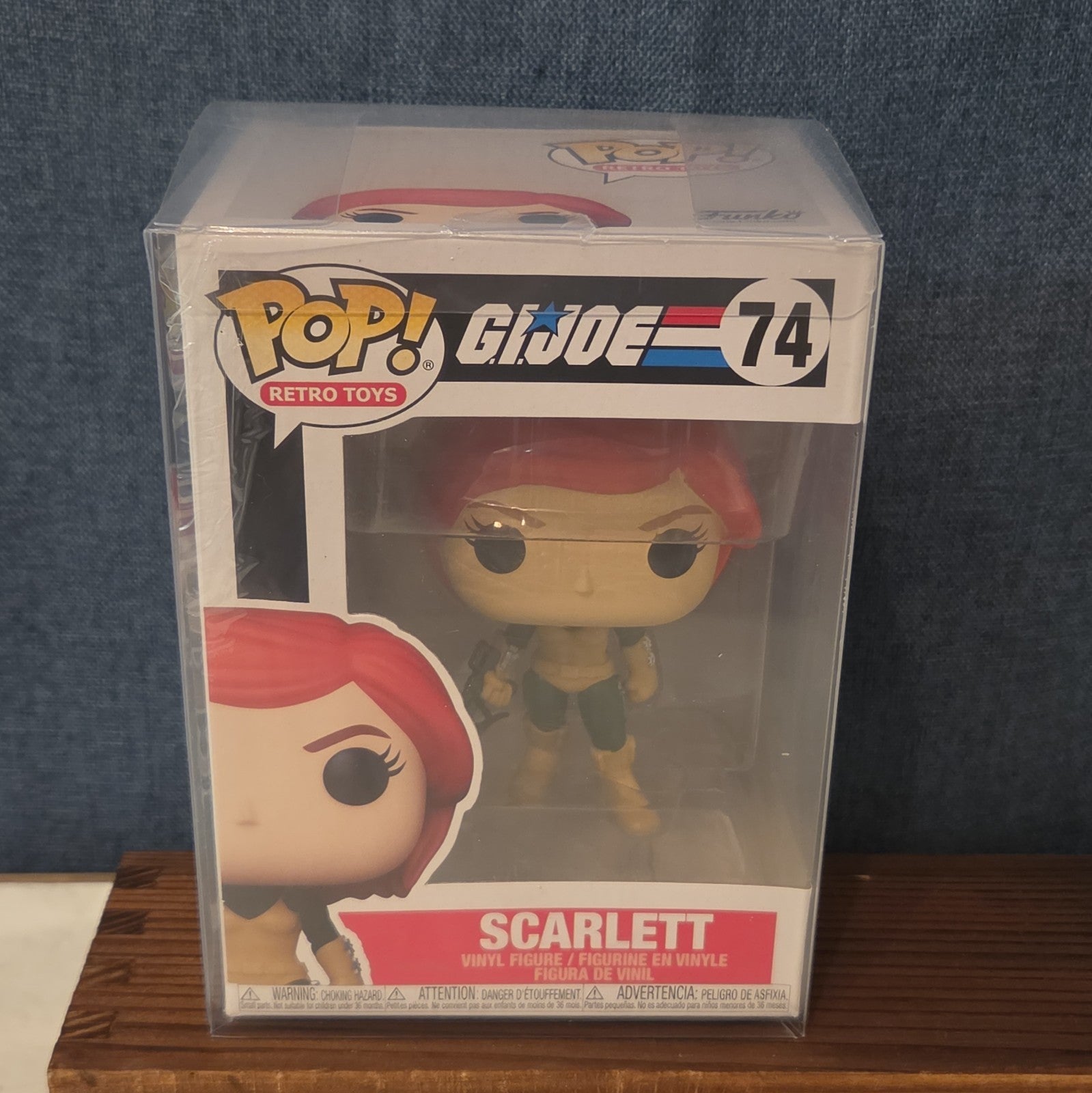 Funko Pop Retro Toys G.I. Joe Scarlett #74 New in Box with Protector