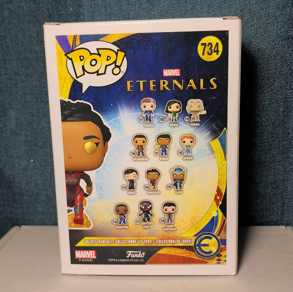 Funko Pop Makkari 734 Marvel Eternals Bobble-Head Figure NIB with Protector