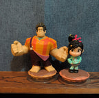 Disney Infinity Wreck It Ralph Vanellope 2 Figure Lot PVC Loose